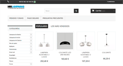 Desktop Screenshot of mislamparas.com